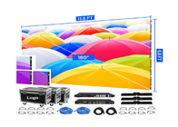 Full Sey Video 1080p Full Hd Led Screen Outdoor P3.91 LED Screen For 3D Visual Shows