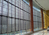 Shopping Mall Fashion Full Color P3.91-7.82 Transparent LED Screen Glass Curtain Wall With Bright and Clear Effect