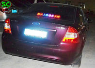 Single Red Color Car LED Sign Display With Meanwell Power Supply , High Defitination Back Of The Car