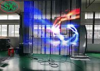 Full Color Tube Chip Transparent Led Panel SMD2121 Customize Screen Dimension