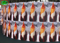 Slim Curve Led Outdoor Advertising Screens Full Color P4.81 / P3.91 High Refresh Rate