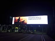 Large Advertising Led Screens Fixed On Double Pillar / Outdoor Led Billboard