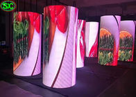 Full Color Round LED Curtain Screen , LED Stage Curtain Screen For Live Events