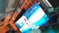 Soft Module Flexible LED Screen , Curved Led Display Indoor P4 For Cylindrical Column