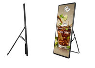 New design indoor P 3 poster LED display with stand base and pulleys for advertising
