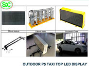 Outdoor Car Roof Mounted P2.5 P3 P5 Advertising Led Screen