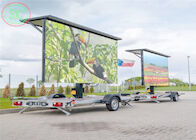 Auto up and down outdoor full color P6 LED display on the trailer for car cinema