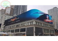 High brightness outdoor P10 LED screen customize the angle of the screen side