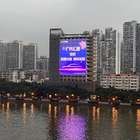 Transparent LED Panel Screen Outdoor P3.91 P7.82 Advertising LED Poster Glass Display ,1m by 1m cabinet,7500brightnVideo