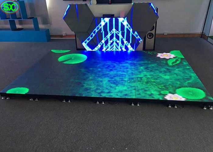 P4 81 Disco Led Dance Floor Display Rental Led Stage Floor Anti