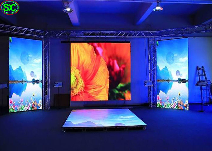 Portable Interactive 3d Video Led Dance Floor Rental Display For