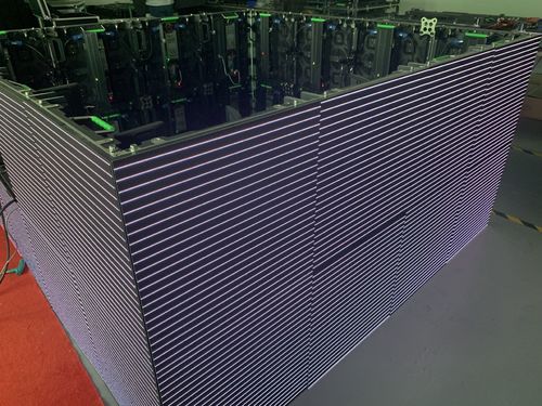 latest company news about P2.604 indoor 500x500mm cabinets cube