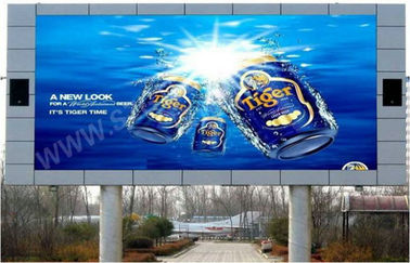 Top P31.25 DIP Outdoor Full Color LED Advertising Display Screen 1R1G1B High Brightness
