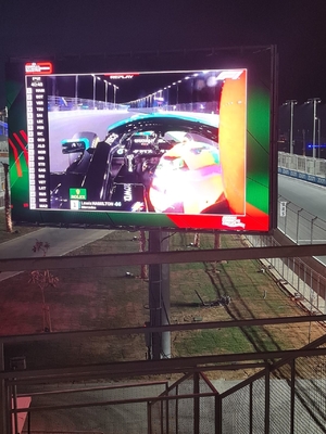 High Brightness Full Color Led Video Wall P10 960X960MM Outdoor LED Display Screen Fixed Pole Installation