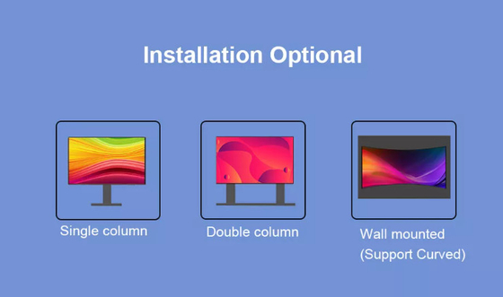 SMD3535 Outdoor LED Display P10 Brightness 6000Cd/M2 Front Service Billboard outdoor full color led display