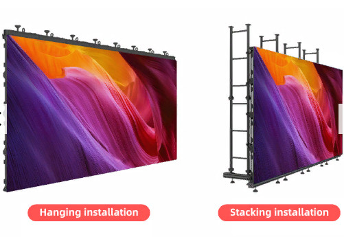 P4.81 Outdoor Rental LED Screen Die Casting Aluminum Cabinet Waterproof rental led display screen