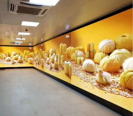 1R1G1B Rental Indoor Advertising LED Display 256*128mm Module 6500cd/sqm Brightness