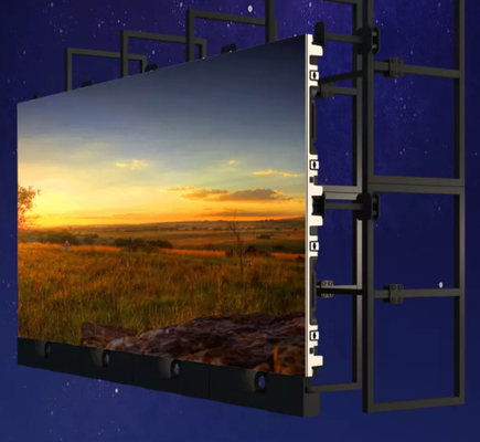 Full Color P2 LED Die-Cast Aluminum Screen / 2500nits Large Outdoor LED Display