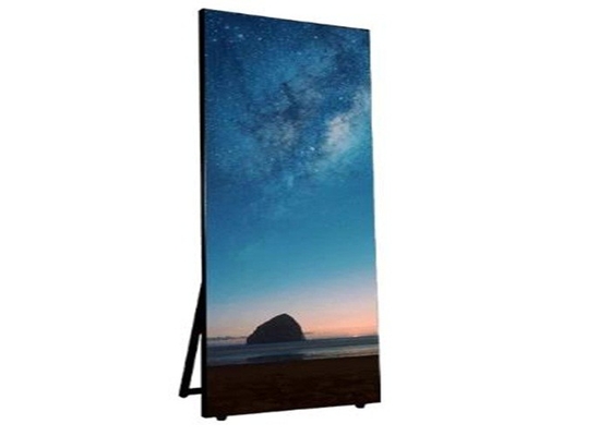 Seamless P2.5 Intelligent Smart Indoor Totem LED Poster Display , Indoor LED Poster for commercial ads