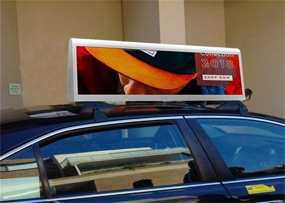 Mobile P5 Taxi Top LED Screen Module Size 320X160mm Waterproof IP65 For Ads