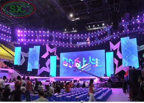 Rental LED Display Full Color Advertising Indoor P3.91 LED screen background wall