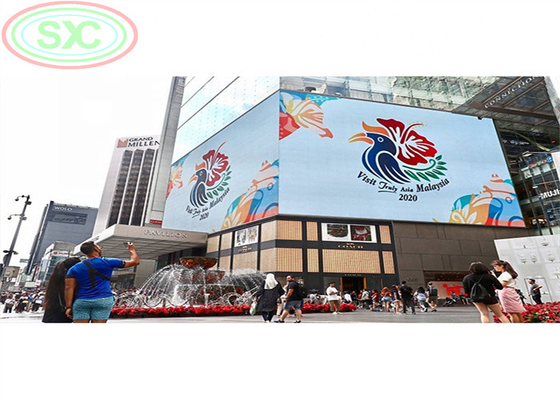 SMD 3535 full-color outdoor P6 LED screen IP 65 with anti-collision function