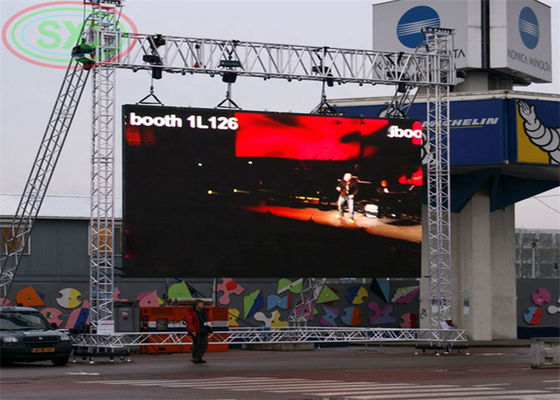 Rental LED Display with pixel pitch of 6 millimeters and pixel configuration of 1R1G1B providing sharp and vivid displays