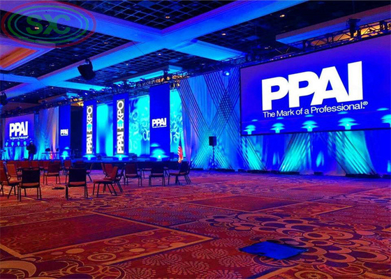 Full Color Indoor Stage LED Screen Iron Cabinet LED Display With 3 Years Warranty