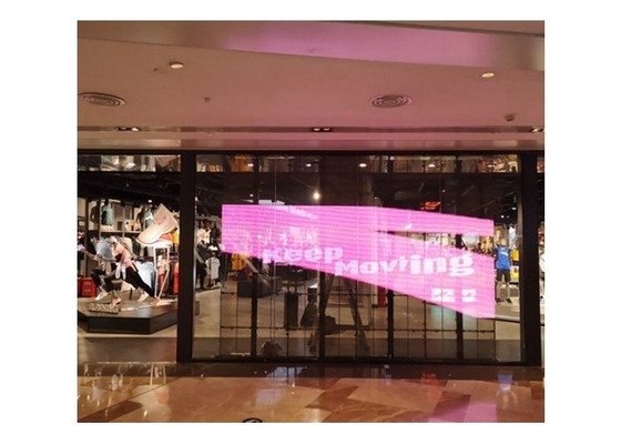 Cp31.25 - 31.25 Led Mesh Screen Indoor Events Fixed Installation For Shop Windows