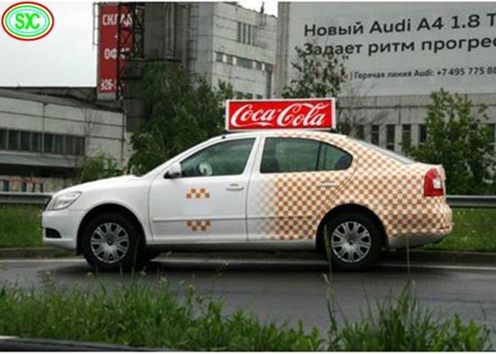 Outdoor Full Color P5 Car LED Sign Display LED Video Display with Aluminum Cabinet