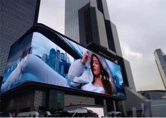 P10 Outdoor Led Screen , Waterproof IP65 Curved Video Wall