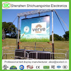 P10 outdoor waterproof led video curtain display , led curtain stage backdrop