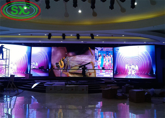Low consumption indoor LED wall P3, P3.91, P4.81 LED screen for academic meetings