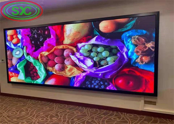 Low consumption indoor LED wall P3, P3.91, P4.81 LED screen for academic meetings
