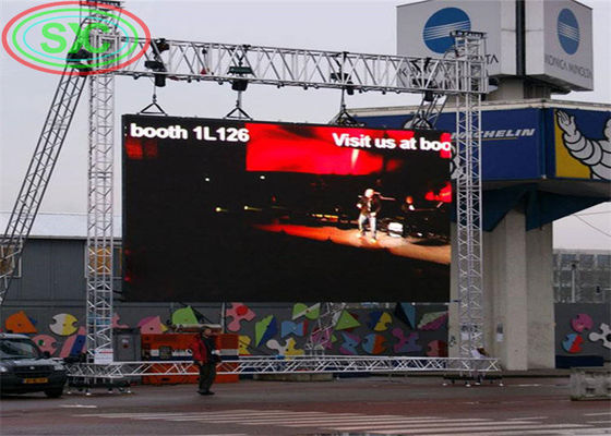 Outdoor Full Color LED Display High Frame Frequency Above 1920 Frames per Second Ensuring Smooth Motion and Clear Video Display