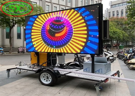 Cab Screen LED Message Board P3.91 Full Color Vivid Screen IP65 1/8 Scan Mode