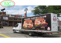 Full-color customize outdoor P8 LED screen mounted on the truck for mobile advertising