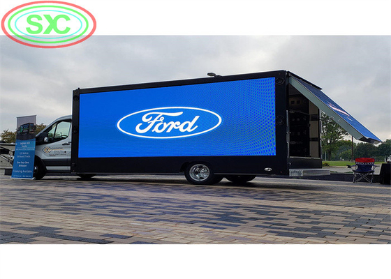 Full-color customize outdoor P8 LED screen mounted on the truck for mobile advertising