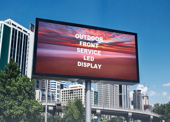 Outdoor Fixed Installation Full Color P10 LED Advertising Billboard with 10000dots/sqm Pixel Density