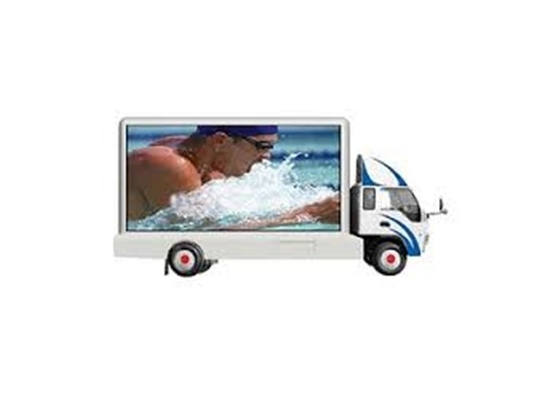 Mobile Smart P8 Outdoor Led Screen Fixed On Vans IP65 Waterproof