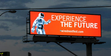 Outdoor P8 LED Billboards , 3G WIFI Control LED Digital Billboards Mean Well Power Supply 	led electronic billboard