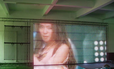IP65 P20 Curtain LED Display Max Power 240W/sqm , Pixel Resolution 2500 dots pctv card