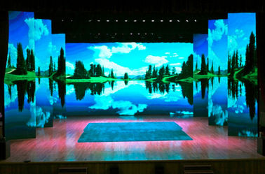 P7.62 Big Stage LED Screens , High Resolution SMD large led displays Brightness 1200