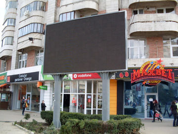 Outdoor P8 led screen IP65 led advertising , Nova Control System 7000Cd brightness