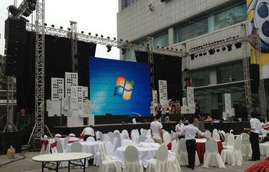 Outdoor stage P8 LED screen Cast aluminum cabinet Hanging LED Display IP65 led stage screen rental