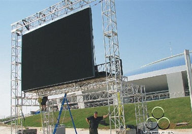 Outdoor hanging P10 LED Screen SMD , die casting aluminum  waterproof IP65