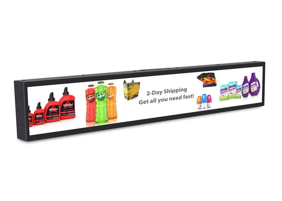 Slim Fine Pixel Pitch LED Display , Retails Seamless P0.9375 Indoor Led Shelf Screen