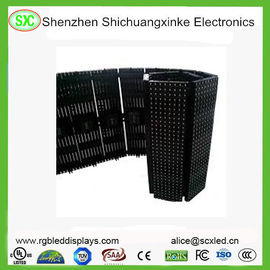 Soft Full Color RGB Stage LED Screens , Rolling Flexible LED Screen Panel 3G WIFI Control