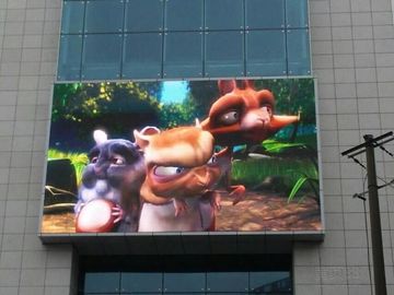 Waterproof P10 Outdoor Full Color Advertising Led Video Display  5000cd / ㎡ Brightness
