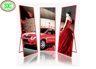 1500 Nits Led Poster Panel Display Ultra Thin Light Weight Advertising Screen Stands